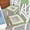 B, variant on Chair Seat Cushion Pad Plush Soft Thin Comfort Cover With Ties Non Slip For Kitchen Dining Office Home Seating