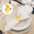 thumbnail image 4 of Shisuyan Dining Decoration Napkin Buckles Multi Colored 3Pack 2x2in, 4 of 8