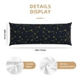 thumbnail image 2 of Naloa Constellation Super Soft 20x60 Body Pillow Case,Long Side Hidden Zipper（PILLOWS ARE NOT INCLUDED）, 2 of 6