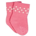 thumbnail image 4 of 12-Pack Baby & Toddler Girls Floral Fox Jersey Crew Wiggle Proof® Socks, 4 of 8