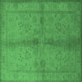 thumbnail image 1 of Ahgly Company Indoor Square Oriental Emerald Green Industrial Area Rugs, 6' Square, 1 of 4
