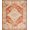 Rust Orange, Pattern 12, variant on ODIKA Aztec Boho Vintage Distressed Border Tapetes Para Cocina Bohemian Pet Friendly & Kids Safe Play for Playroom, Bedroom, Reading Nook