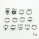 thumbnail image 2 of Juego de 15 anillos apilables para nudillos para mujer, con diamantes de imitación de cristal, conjuntos de anillos vintage con nudo medio para adolescentes y niñas, 2 of 5
