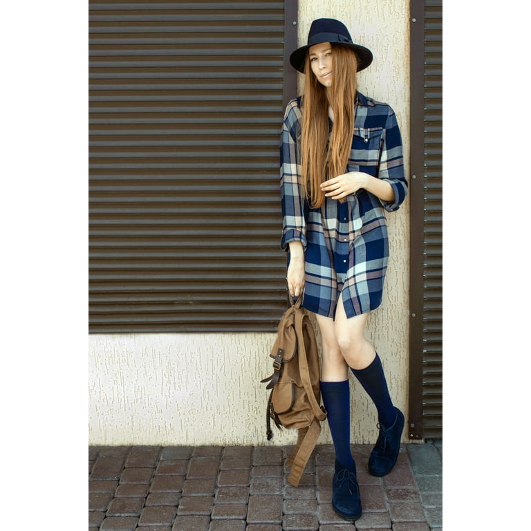 Hugh Ugoli Calcetines De Vestir Ligeros Hasta La Rodilla Para Mujer - Foto 3