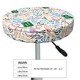 thumbnail image 4 of Lsque Back To School Round Bar chair cushion covers Velvet Fabric Premium Comfort Protects from Scratches and Stains for 14-17 Inch Chair- 14 inch, 4 of 7