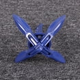thumbnail image 1 of FUTUREORYY 1Set Foldable Anchor Blue Metal for Canoes Kayaks Paddle Boards 7.87x3.15in, 1 of 5