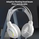 thumbnail image 4 of Auriculares para juegos con micrófono, la mayoría de los auriculares supraaurales para portátiles con luz LED RGB, micrófono con cancelación de ruido, sonido envolvente estéreo 7.1 en, 4 of 7