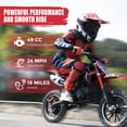thumbnail image 3 of MX 49cc Kids Dirt Bike, 2-Stroke Gas Powered Mini Dirt Bike for Kids & Youth, Up to 24 MPH, 225 lb Capacity, 3 of 7