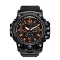 thumbnail image 1 of Reloj deportivo para hombre, 50 m, resistente al agua al aire libre, relojes de pulsera para niño, reloj de pulsera LED para estudiantes, cronómetro a prueba de golpes Methold EL1061-02B, 1 of 2