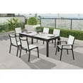 thumbnail image 2 of Meridian Furniture Nizuc Off White Fabric Outdoor Patio Dining Chair (Set of 2), 2 of 7