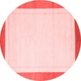 thumbnail image 1 of Ahgly Company Indoor Round Solid Red Modern Area Rugs, 7' Round, 1 of 4