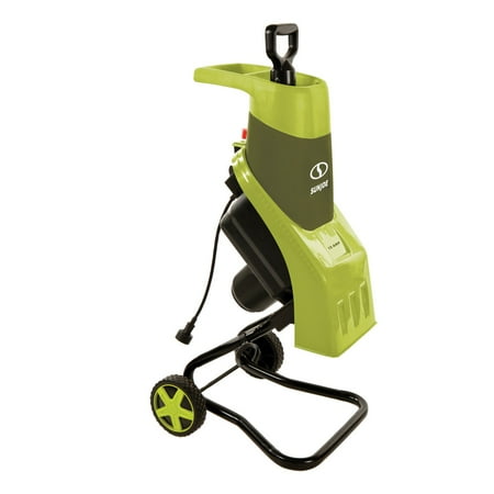 Sun Joe CJ602E Electric Wood Chipper | 16:1 Reduction · 15 Amp | Green