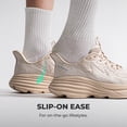 thumbnail image 3 of Zapatillas para correr slip-on SwiftPlush Allswift para hombre beige talla 13, 3 of 8