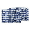 thumbnail image 3 of S4Sassy Blue Wave Shibori Washable Placemats & Napkins Table Decor Dining Mats, 3 of 3
