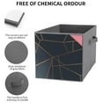 thumbnail image 5 of Collapsible Oxford Fabric Storage Cubes with Handles, Large Mid Foldable Oxford Cloth Bins Set of 2/6, Closet Organizers for Shelves Clothes Home Kitchen Toy - Minimalist style-1, 5 of 7