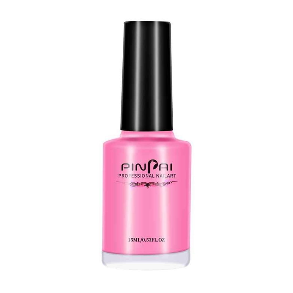 Peel Off Protective Nail Polish Manicure Liquid Tape Spill-proof Gel Tearable Nail Care Tool, 15ml, Pink