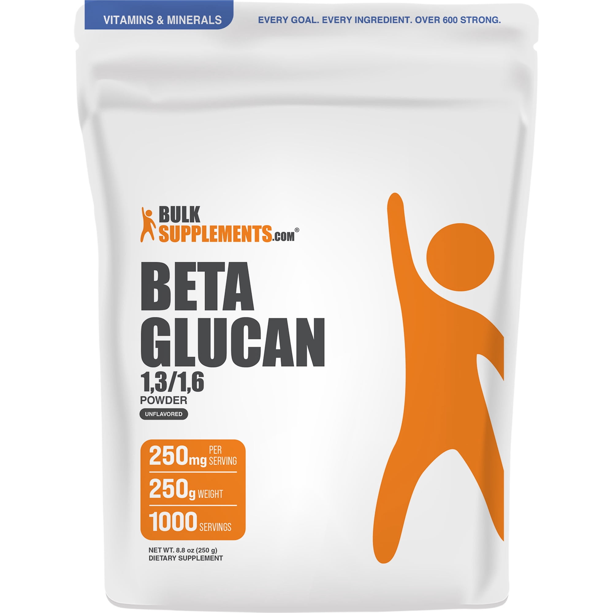 BulkSupplements Beta Glucan 1,3/1,6 Powder - 250 Grams (8.8 oz)