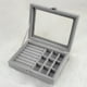 thumbnail image 1 of Caja De Joyería De Franela ANGGREK Otros Gris 9 Rejilla, 1 of 1