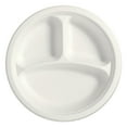 thumbnail image 2 of Go4Green Compostable 10-Inch 3-Compartment Plates, 20 Pieces, 2 of 6