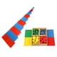 thumbnail image 1 of Cilindros de madera Sunnimix Materiales Sensoriales Juguetes Montessori de madera 4 Sets, 1 of 8