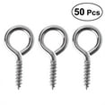 thumbnail image 1 of 50 PCS Screw Eye Pin Peg Bails Jewelry Making Findings for Crafting - 1# (Silver), 1 of 6