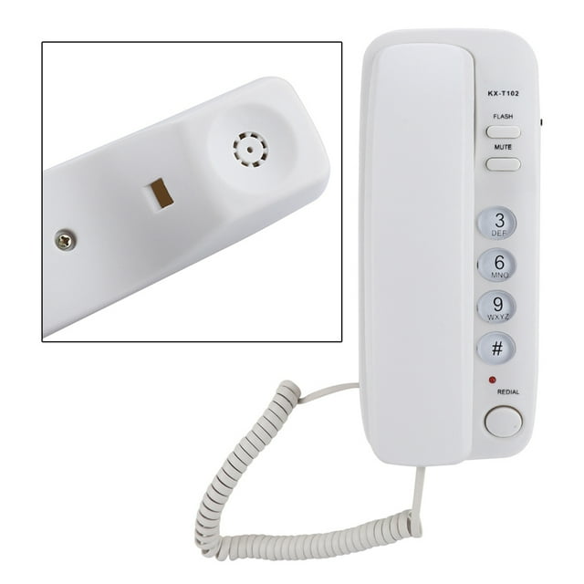 Teléfono sin identificador de llamadas, teléfono fijo de pared Teléfono sin identificador de llamadas Eficiencia óptima