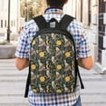 thumbnail image 5 of Xecao Owls And Plants print Travel Backpack, Large Computer Backpack for Men Women, College School Rucksack Book Bag, 5 of 5