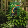 thumbnail image 2 of Black and Tan Dachshund St. Patrick's Day Flag Garden Size, 2 of 3