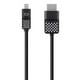 thumbnail image 4 of Cable Belkin Mini DisplayPort a HDMI 4K de 1,8 m, color blanco y negro, 4 of 9