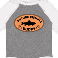 thumbnail image 4 of Inktastic Future Fishing Buddy Boys or Girls Long Sleeve Baby Bodysuit, 4 of 5