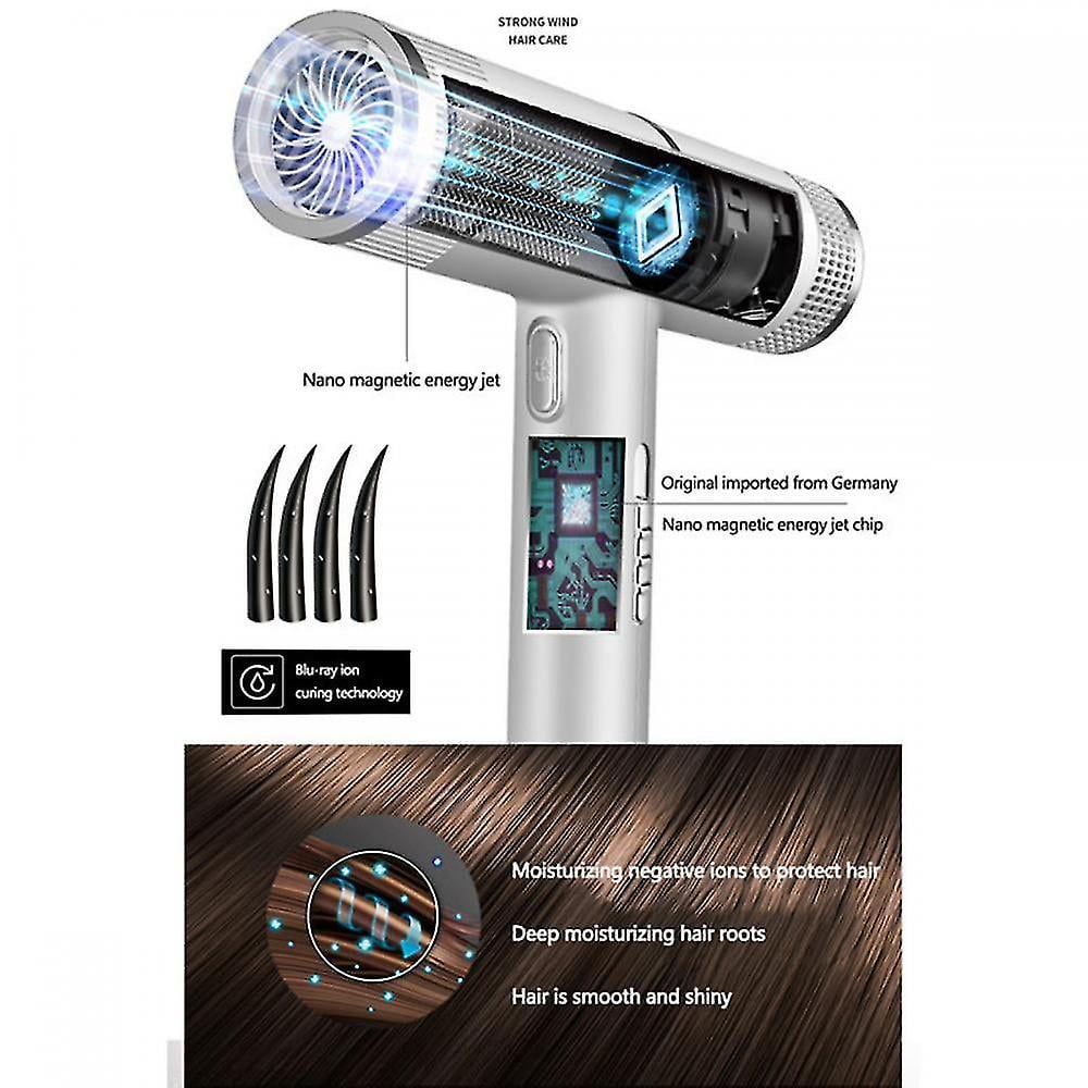 Professional Ionic Blow Hair Dryer With Diffuser And Nozzle Gift Set Valentine s Day