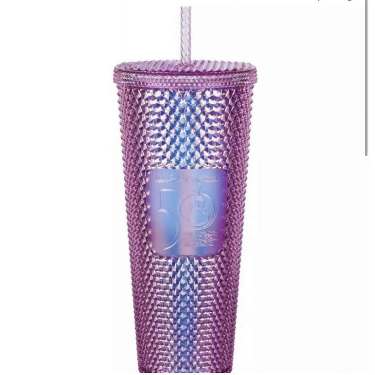 Disney World Starbucks 50th Anniversary Pink Studded Tumbler
