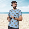 thumbnail image 4 of Wukai Terrier Print Men's Short-Sleeved Mesh T-Shirt,Quick-Dry Short Sleeve Workout T-Shirt-X-Large, 4 of 8