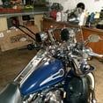 thumbnail image 4 of Kojem Clear Detachable Quick Release Windshield Windscreen  28 Inch for 1994-2022 Harley Davidson Touring Road King FLHR FLHRS FLHRCI w/ Bracket Mounting, 4 of 9