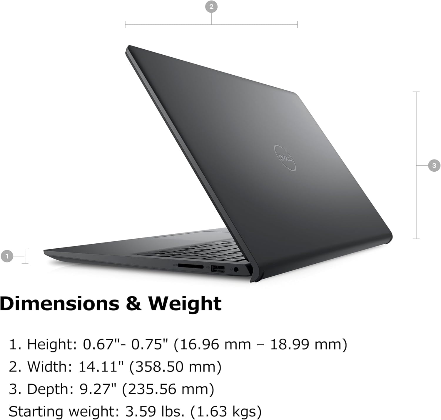 Dell Inspiron 3535 Touchscreen Laptop | 32GB RAM | 1TB SSD | AMD Ryzen 7-7730U | 15.6" FHD Touch Display | Windows 11 Pro | Long Battery Life | Business Laptop