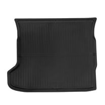 Ikon Motorsports Trunk Mat Compatible With 2022-2024 Kia EV6, Black 3D Molded Car Rear Carpets Liner Protection XPE Cross-linked Polyethylene All Weather Boot Tray Cover Protector Pad