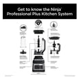 thumbnail image 4 of Ninja BN800, Procesador de Alimentos y Licuadora 3 en 1, 1200W, Auto-iQ, Vaso 700ml, Jarra 2.1L, Bowl 1.8L, Cuchillas de Acero Inoxidable, Ideal para Batidos, Salsas y Masas (Reacondicionado), 4 of 5