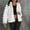 White, variant on Women Warm Long Sleeve Solid Jacket Long Sleeve Zipper Outerwear Coat Winter Jacket for Women Lost Peak Jacket Women Hooded Jacket 25k Jacket Light Weight Jacket for Women Figs Scrub Jacket Women