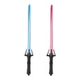 thumbnail image 2 of 2 piezas 2 en 1 7 colores que cambian espada iluminada espada ligera expandible con sonido juguete de cosplay para niños adultos regalo de Navidad de Halloween, 2 of 8