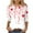 Multicolor-3, variant on Valentine's Day Blouse, Love Print T Shirt, 3/4 Sleeve Tee for Women Ladies Valentine's Day Casual Printed Round Neck T-Shirt Loose Tops
