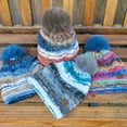 thumbnail image 3 of CC Multi Color Space Dye Pom Beanie, 3 of 7
