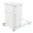 thumbnail image 1 of Rev-A-Shelf Single Pullout 35 qt. Trash Can for Kitchen Cabinets, RV-18PB-1, 1 of 5