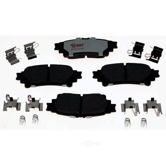 Raybestos EHT1391H : Front Semi-Metallic Brake Pads, 2 Piece