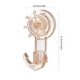 thumbnail image 3 of LACKUST Shower Hooks Suction Cup Clearance,Suction Cup Hooks Bathroom Shower Kitchen for Mounting on Slick Tiles Glass Shower Doors and Mirrors Suction Cup Hooks,Not Damage Walls,Gold, 3 of 7