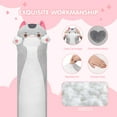 thumbnail image 2 of Almohada corporal Mewaii Long Cat Plush Kids Grey Cat 70 cm, 2 of 8