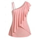thumbnail image 2 of Top Sin Mangas Volantes Cuello Inclinado Tamaño Plus Rosegal  Camisetas sin mangas de talla grande, 2 of 5