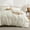 03 - Irovy White (No Comforter), variant on Luxury Waffle Duvet Cover King Size - Textured Duvet Cover Set, Soft, Breathable Bedding Set (104"x90") with 2 Pillow Shams for All Season, Linen, Comforter Not Included