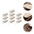 thumbnail image 2 of Raindrops Mini Wood Sleds Christmas Sled Ornaments Classic Holiday Style Beige 10Pcs 4.9X2.0X1.0in, 2 of 7