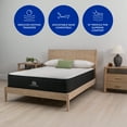 thumbnail image 3 of Brooklyn Bedding 12" Harper Hybrid Gel Memory Foam Mattress in a Box, Queen, 3 of 11
