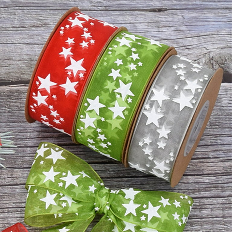 75m Christmas Gift Wrapping Ribbon. 15x 5m Bundles. Nice Colour